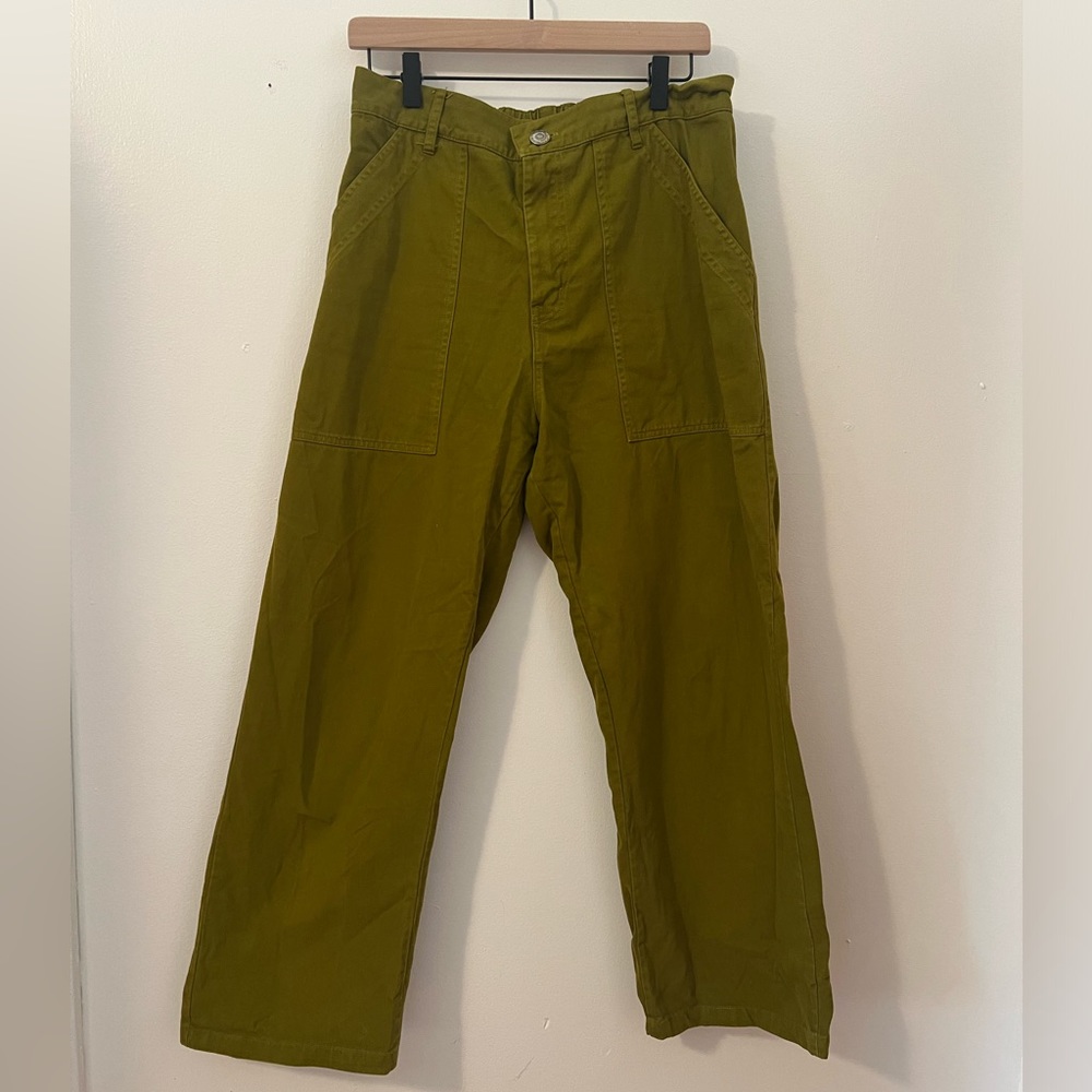 Big Bud Press Olive Green Straight Leg Pants